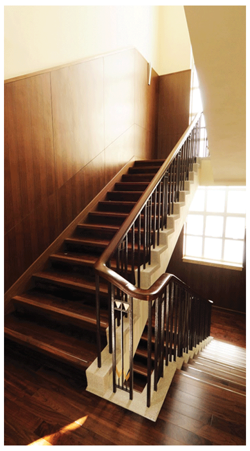 Interior of Wong Ming Him Hall after renovation