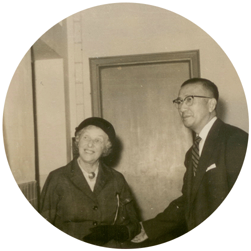 Installation of the memorial plaque commemorating our former principal, the Revd. A.D. Stewart in 1958